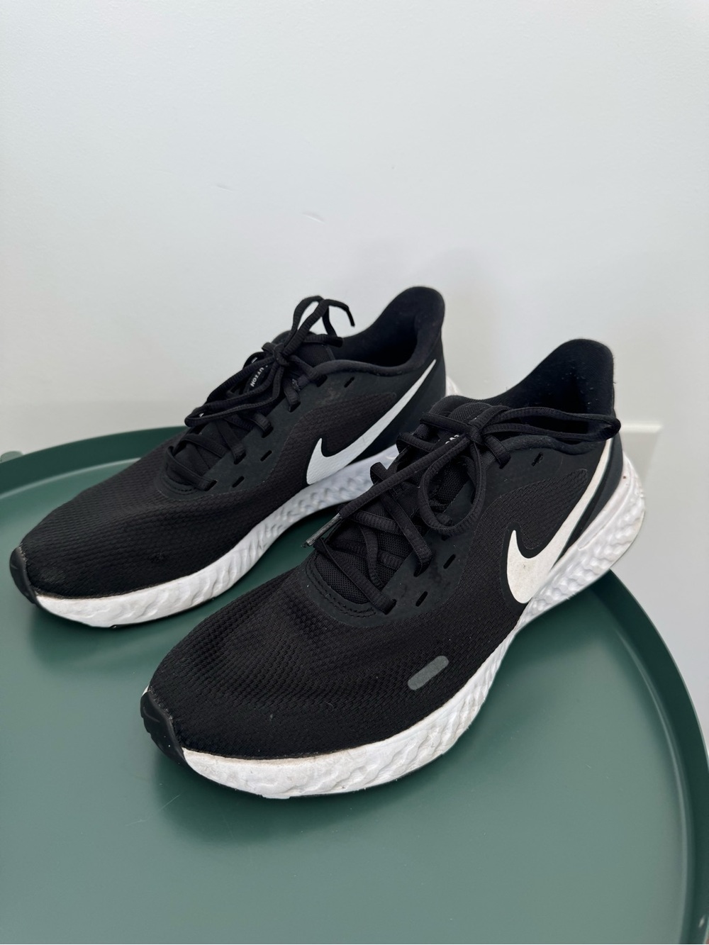 Nike Black and White Men's Running Sneakers